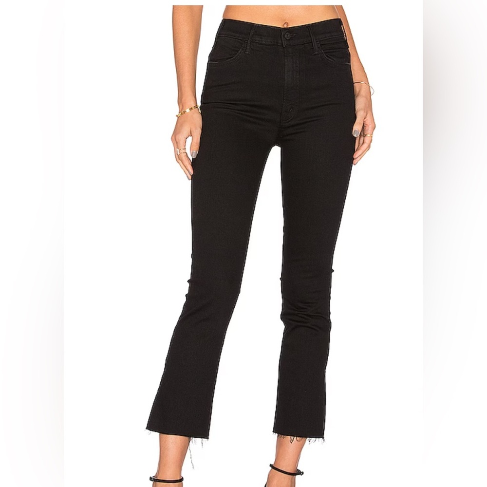 MOTHER The Hustler Ankle Fray Jeans in Not Guilty (Size 27)
